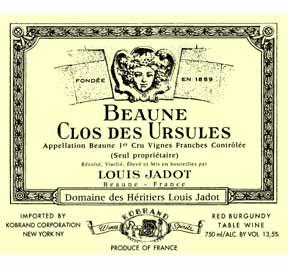 Louis Jadot - Beaune Clos des Ursules 2018 (750ml) (750ml)