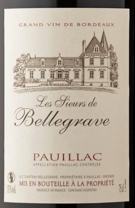 Chateau Bellegrave - Les Sieurs De Bellegrave 2016 (750ml) (750ml)